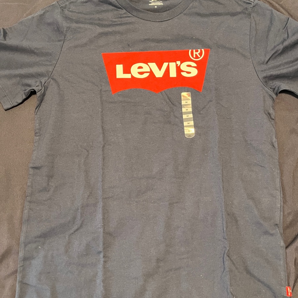 Levi's Men's Dark Blue Logo Tee